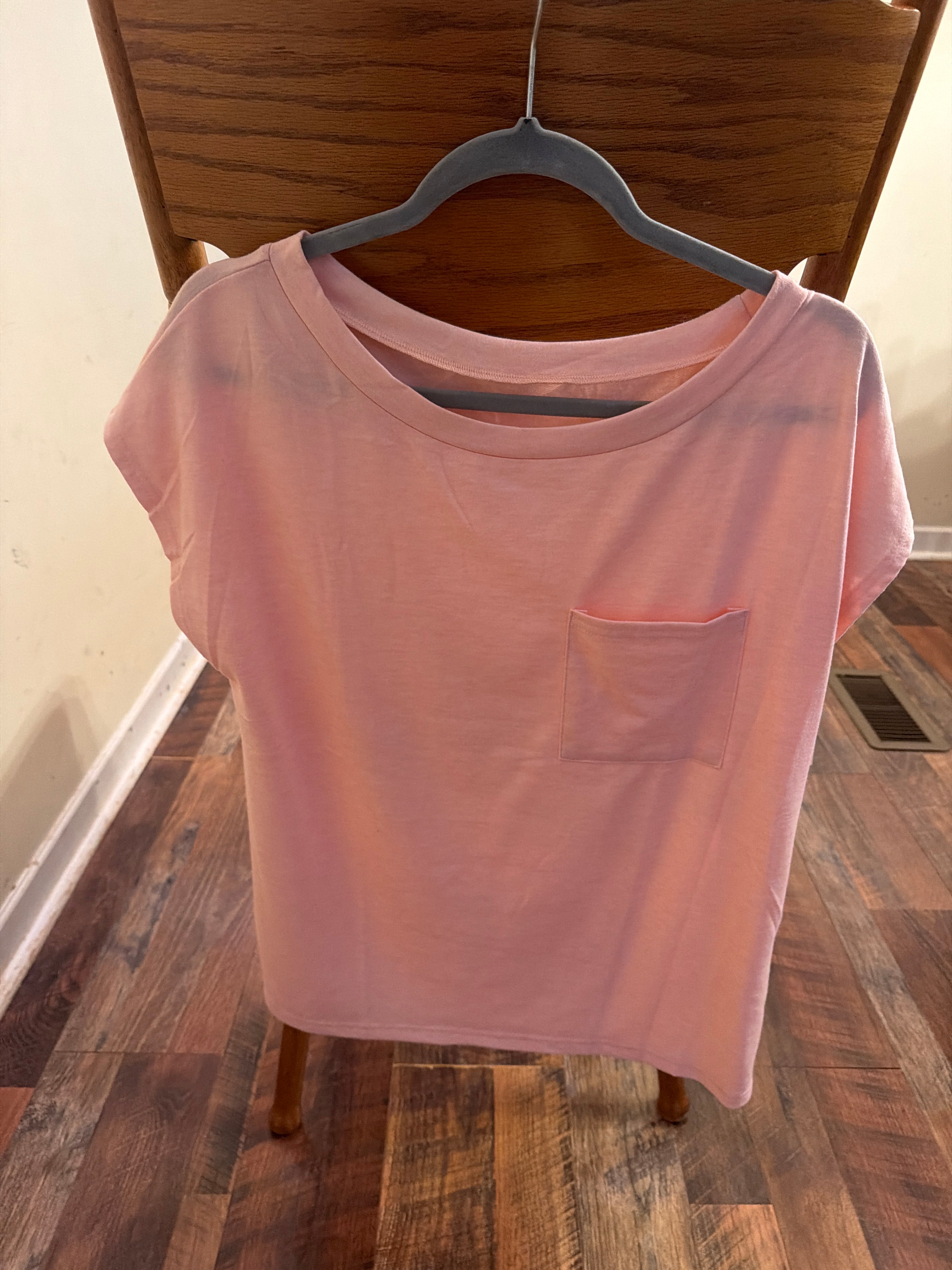 Light pink pocket tee