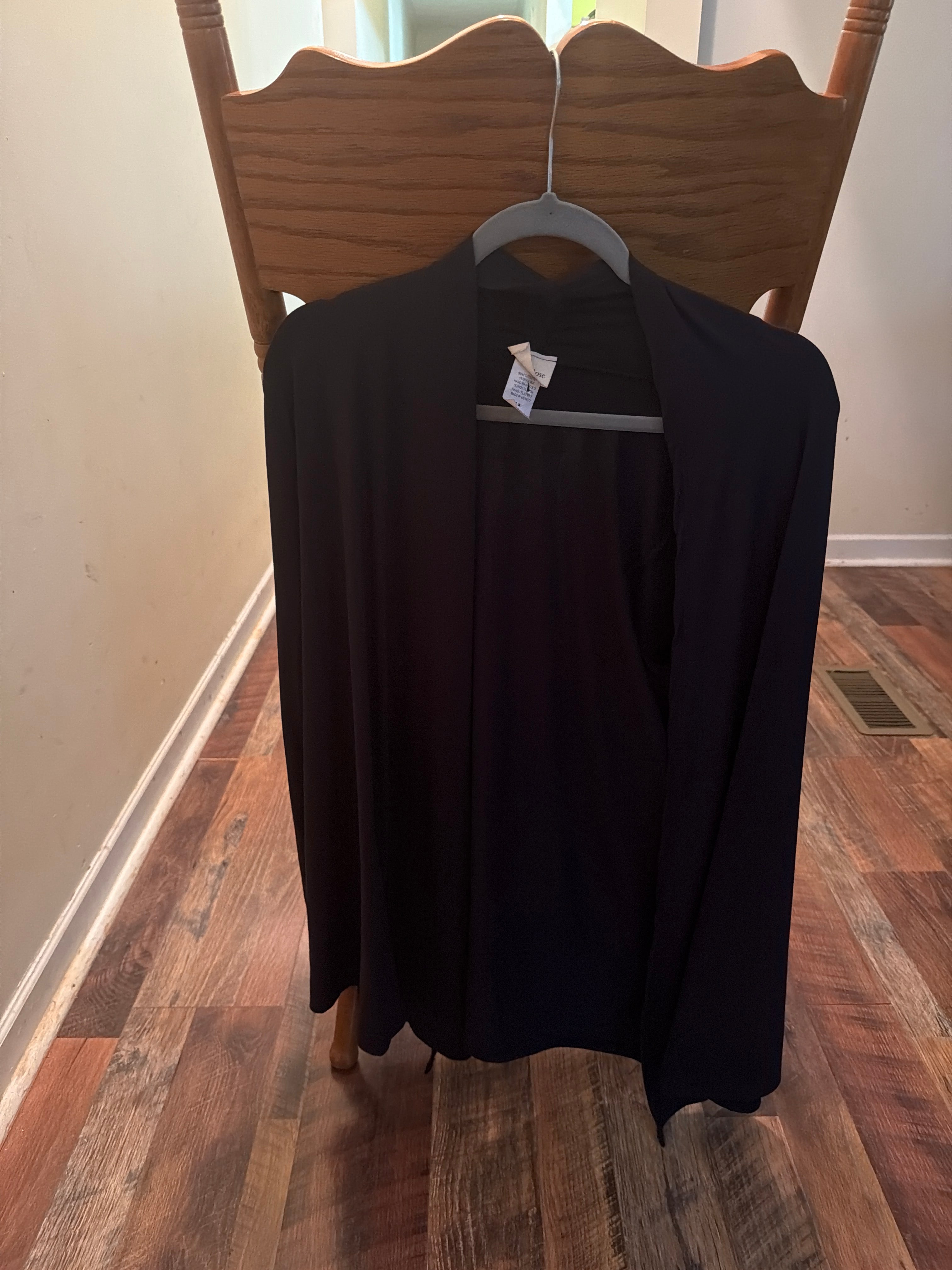 Light weight black cardigan