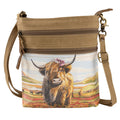 highland cow crossbody bag
