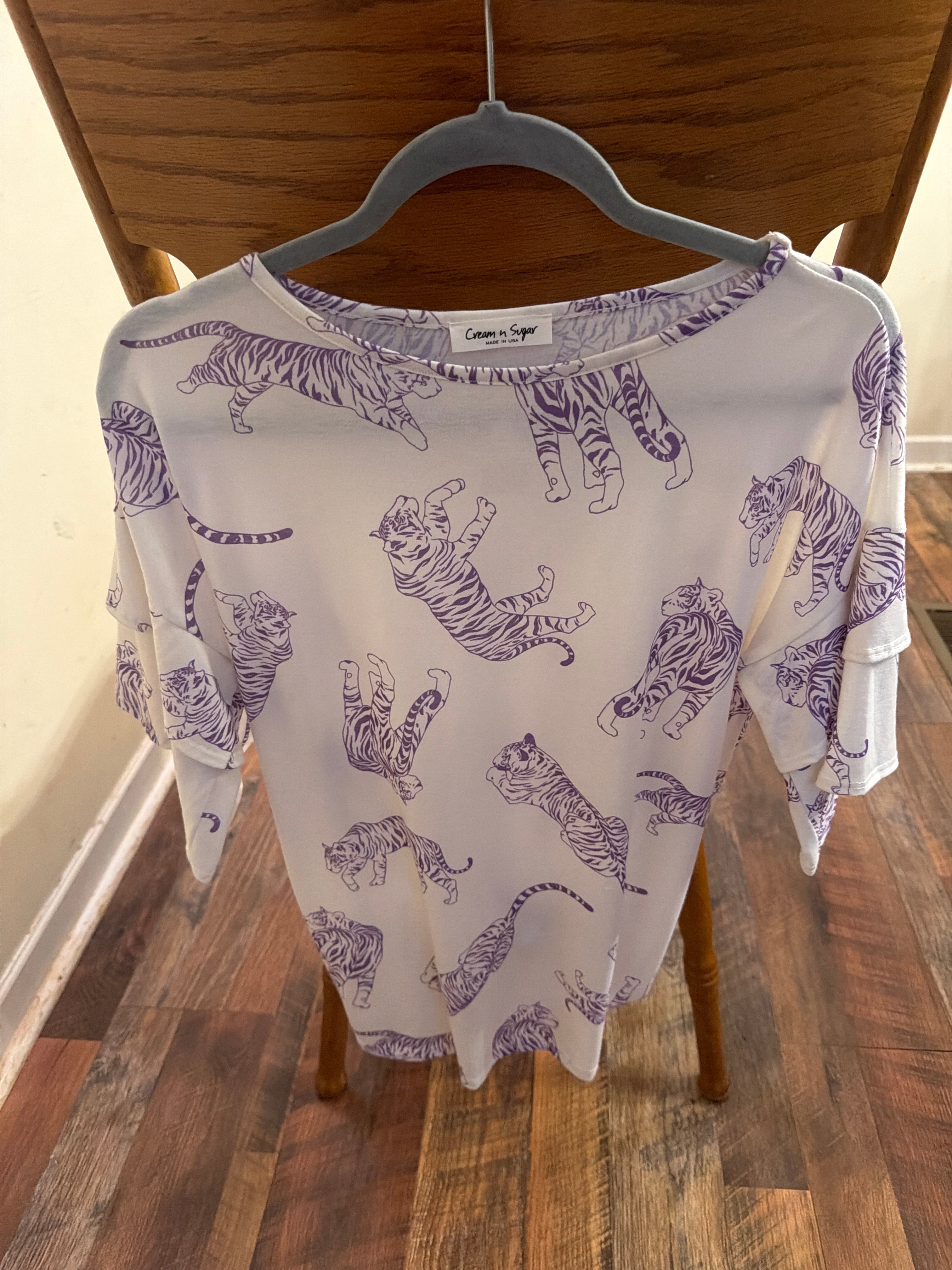 Purple Tiger top