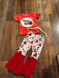 Love bug bell bottom set
