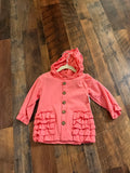 Girls ruffle jacket lightweight