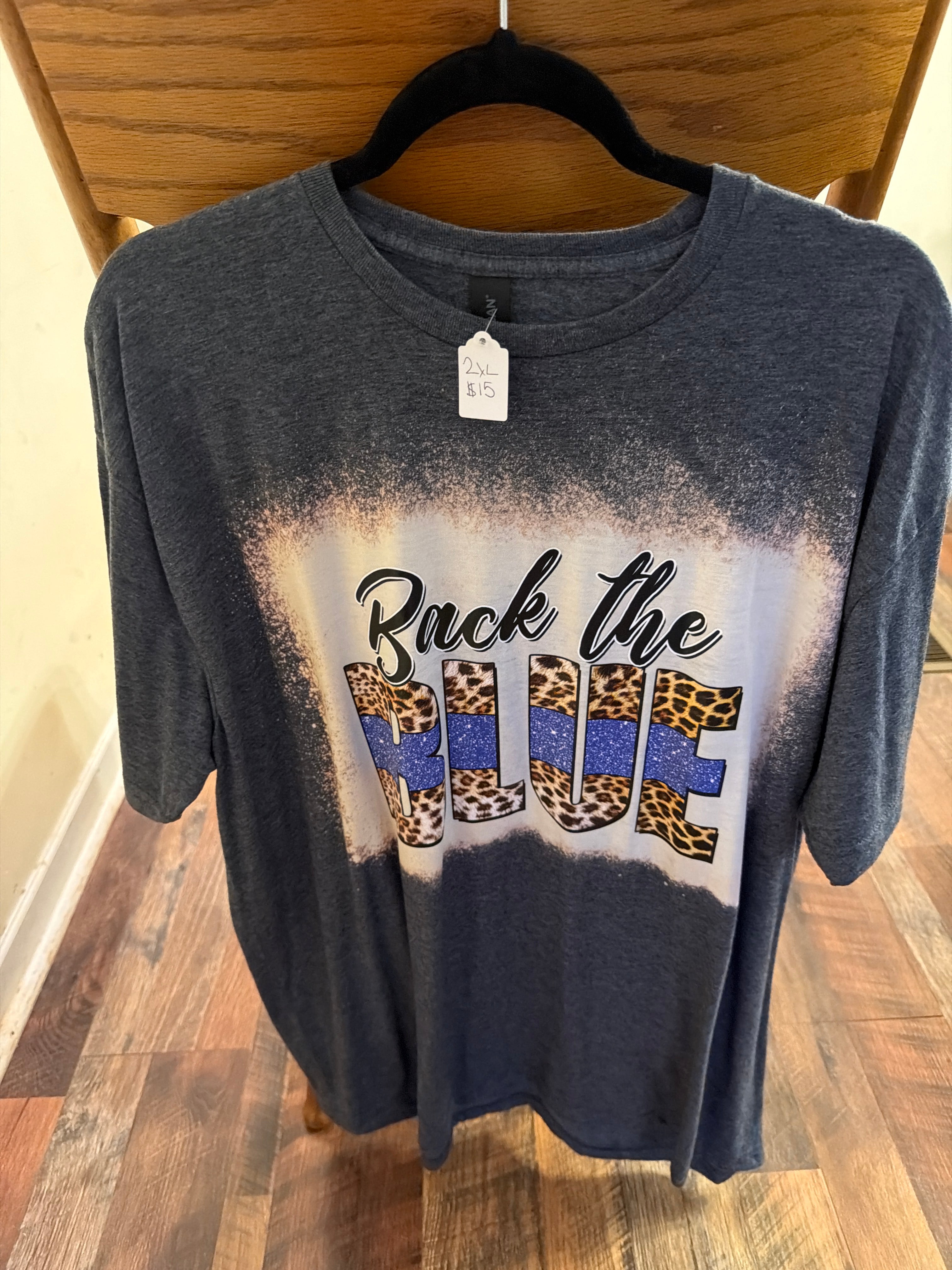 Back the blue tshirt