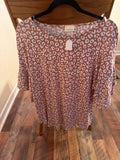 Pink cheetah top